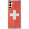 Switzerland Flag Distressed Galaxy A15 5G Clear Case